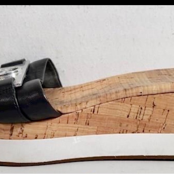 MICHAEL KORS PLATFORM/WEDGE SANDALS SZ 6.5 - Picture 5 of 5